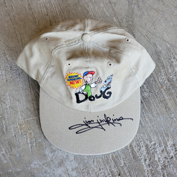 DOUG staff cap hat SIGNED from Jim Jinkins Personal Collection - The Cricket Gallery