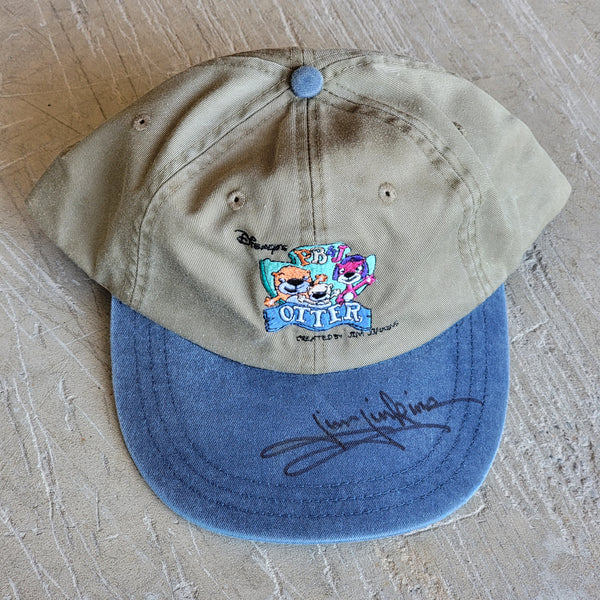 PB&J OTTER cap hat SIGNED from Jim Jinkins Personal Collection - The Cricket Gallery