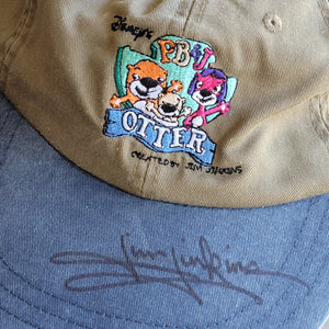 PB&J OTTER cap hat SIGNED from Jim Jinkins Personal Collection - The Cricket Gallery
