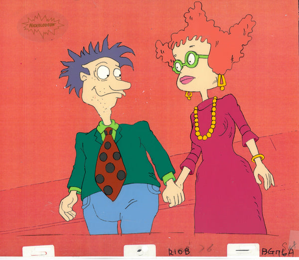 Rugrats Original 1990's Production Cel Animation Art Didi and Stu Pickles - The Cricket Gallery