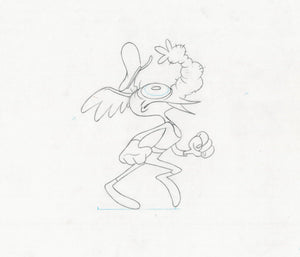 Ren & Stimpy Original 1990's Production Drawing Animation Art Black Hole - The Cricket Gallery