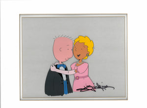 Nickelodeon's DOUG, 'Patti and Doug' SIGNED Animation Cel (Jim Jinkins Private Collection) - The Cricket Gallery