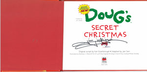 Disney's DOUG, 'Doug's Secret Christmas' SIGNED Children's Book (Jim Jinkins Private Collection) - The Cricket Gallery