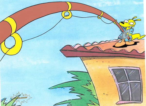 Rocko's Modern Life Original 1990's Nickelodeon Production Cel Pilot - The Cricket Gallery
