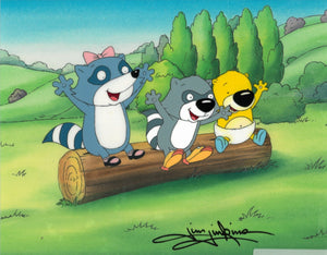 PB&J Otter SIGNED Animation Cel (Jim Jinkins Private Collection) - The Cricket Gallery