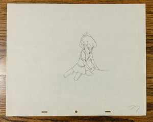 The Sword in the Stone (1963) Walt Disney Original Animation Production Drawing Wart - The Cricket Gallery