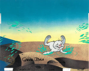The White Seal Kotick Production Cel (Chuck Jones Productions,1975) Signed - The Cricket Gallery