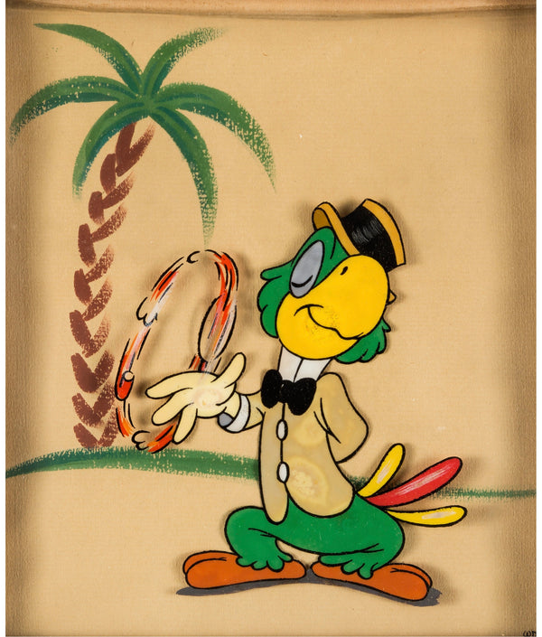 The Three Caballeros "José Carioca" Limited Edition Courvoisier Cel #2/250 (Walt Disney, c. 1944) - The Cricket Gallery