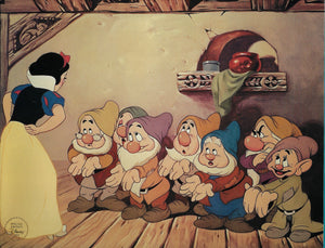 Snow White & The Seven Dwarfs Limited Edition Lithograph Disney Animation Art 1994 - The Cricket Gallery