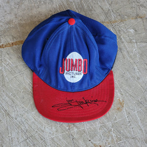 JUMBO staff cap hat SIGNED from Jim Jinkins Personal Collection - The Cricket Gallery