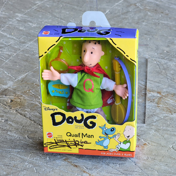 DOUG 'Quail Man' Mattel Figure SIGNED from Jim Jinkins Personal Collection - The Cricket Gallery