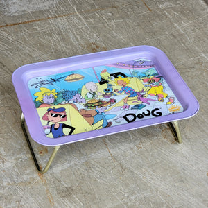 Nickelodeon DOUG TV Dinner Tray (1990) SIGNED from Jim Jinkins Personal Collection - The Cricket Gallery