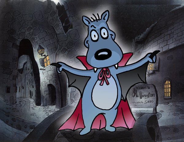 Disney's DOUG Dracula Porkchop Signed Print Jim Jinkins Private Collection