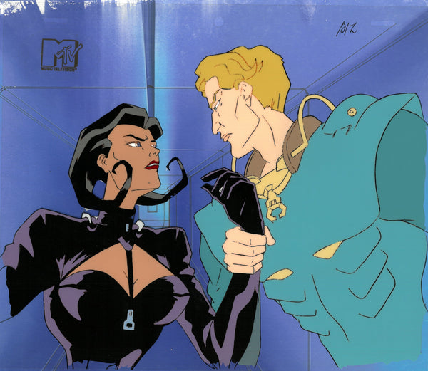 Aeon Flux Original 1990's Production Cel MTV Liquid TV Trevor - The Cricket Gallery