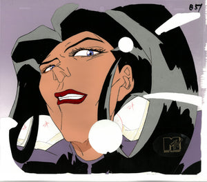 Aeon Flux Original 1990's Production Cel MTV Liquid Television Face