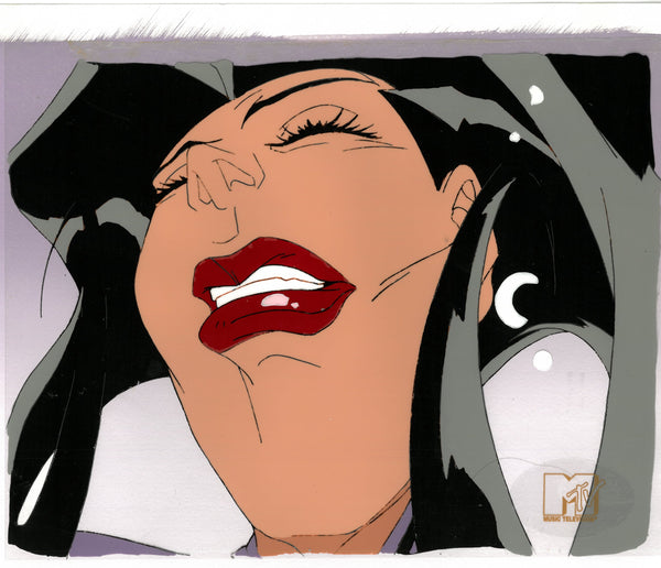 Aeon Flux Original 1990's Production Cel MTV Liquid Television Face