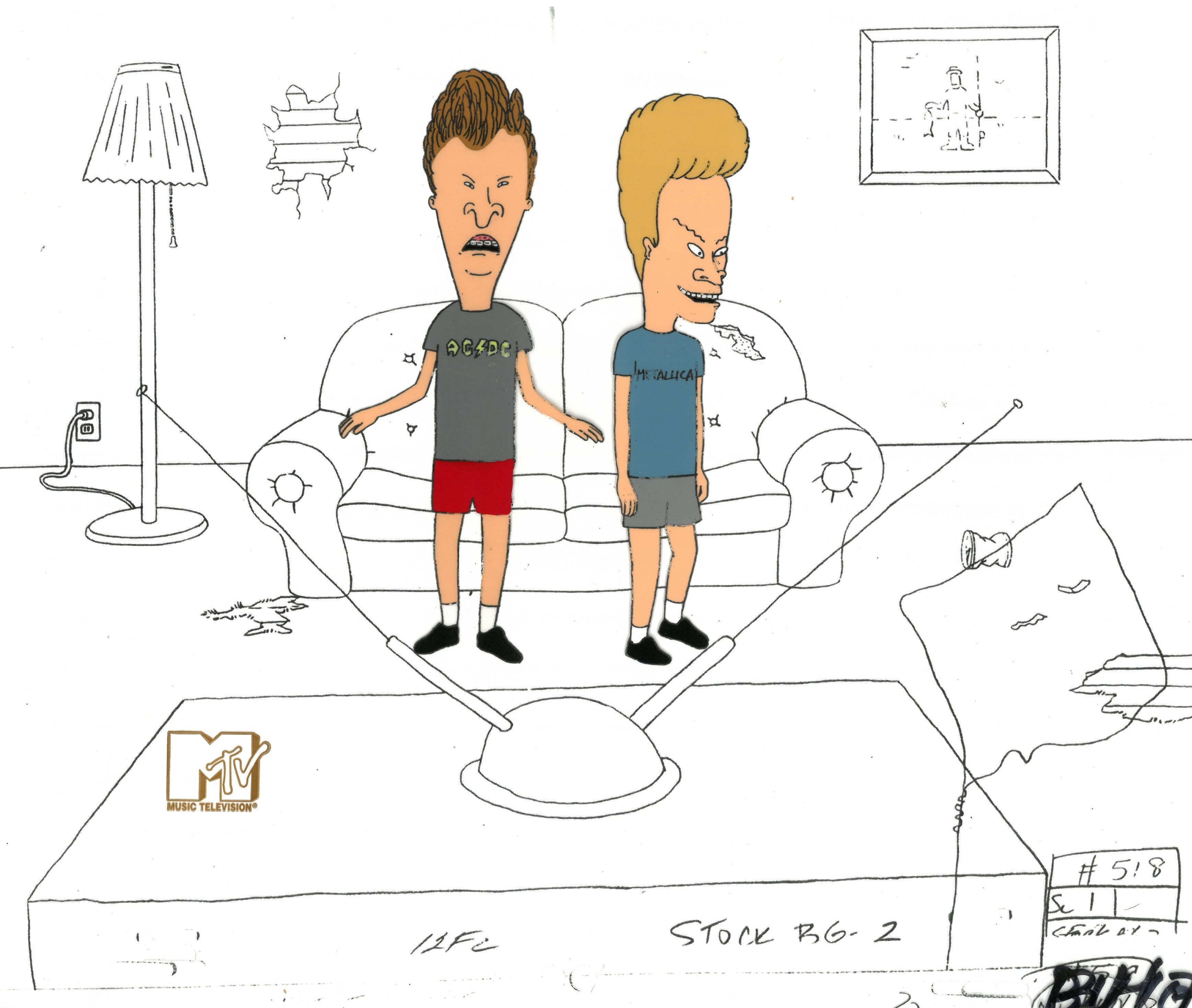 ブロッターアート マグネット Beavis&Butt-Head古典的伝統図版 5df589357d58ce264b807ed5223103