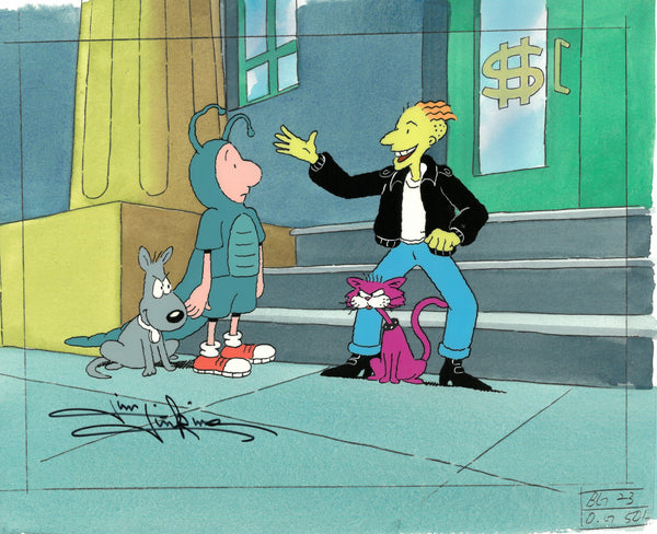Disney's DOUG, 'Doug Cant Dance' SIGNED Animation Cel (Jim Jinkins Private Collection)