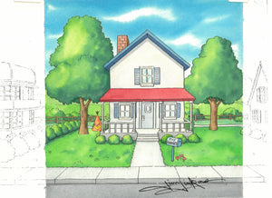 Disney's DOUG Funnies Home Signed Animation Cel Jim Jinkins Private Collection