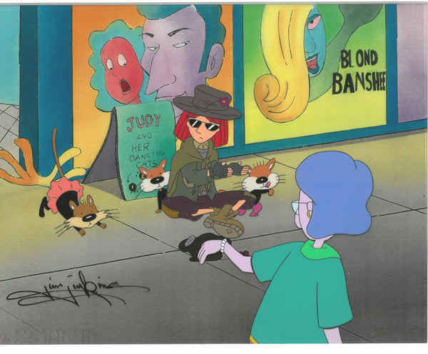 Disney's DOUG Judy Signed Animation Cel Jim Jinkins Private Collection