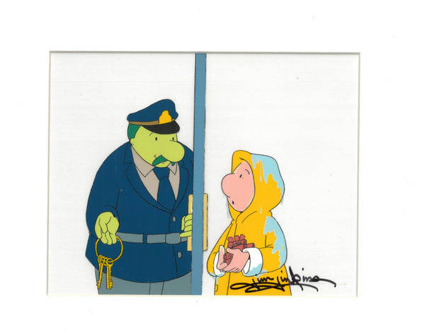 Disney's DOUG  Signed Animation Cel Jim Jinkins Private Collection “Doug’s in the Money"