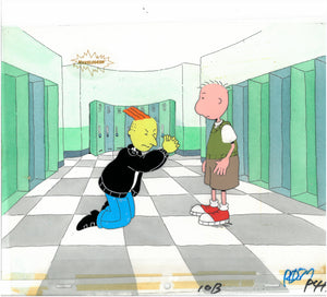 Doug Funnie Original 1990's Production Cel Nickelodeon Animation Art Roger