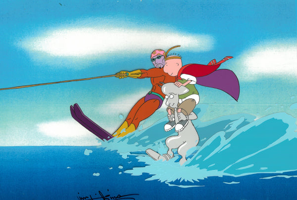 Disney's DOUG, 'Silver Skeeter' SIGNED Animation Cel (Jim Jinkins Private Collection)