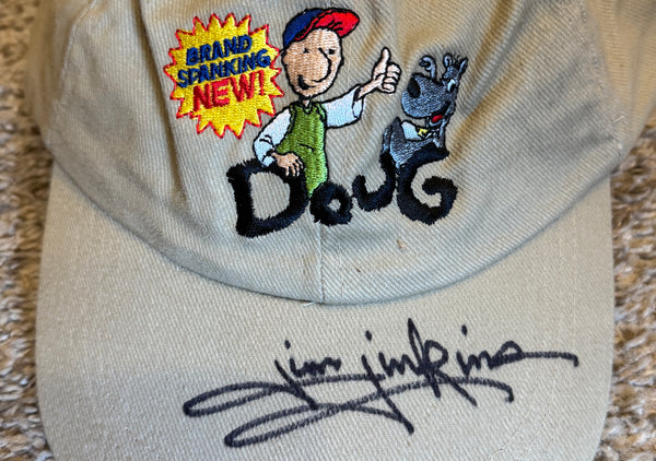 Disney's DOUG hat cap SIGNED from Jim Jinkins Personal Collection