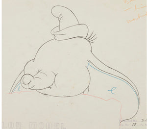 Dumbo Color Model Animation Drawings (Walt Disney, 1941)