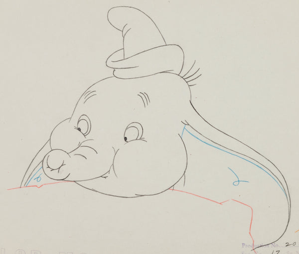 Dumbo Color Model Animation Drawings (Walt Disney, 1941)