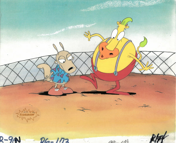 Rocko's Modern Life Original 1990's Nickelodeon Production Cel Heffer - The Cricket Gallery