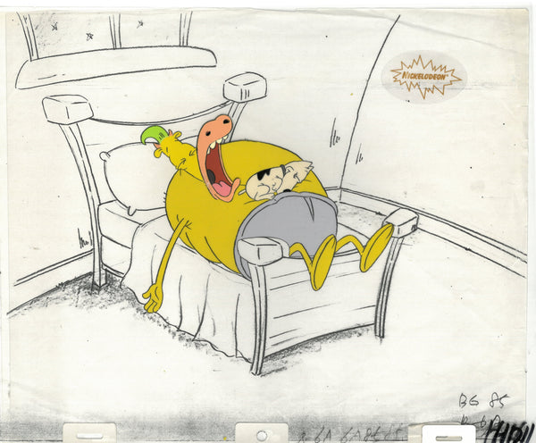 Rocko's Modern Life Original 1990's Nickelodeon Production Cel Heffer Spunky