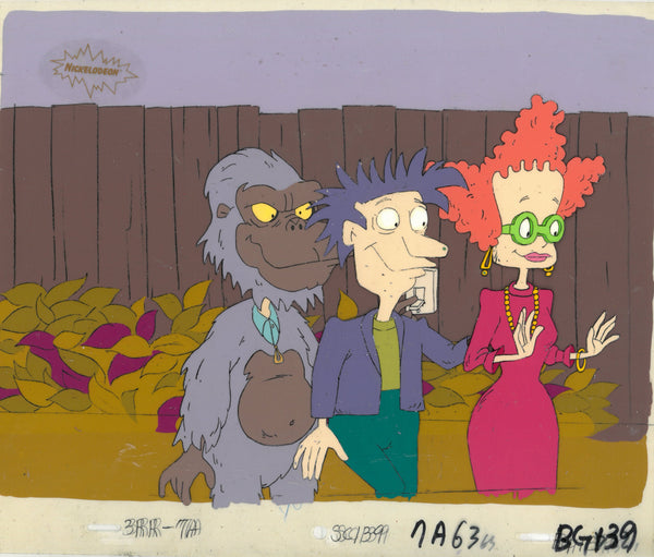Rugrats Original 1990's Production Cel Animation Art Candy Bar Creep Show Halloween