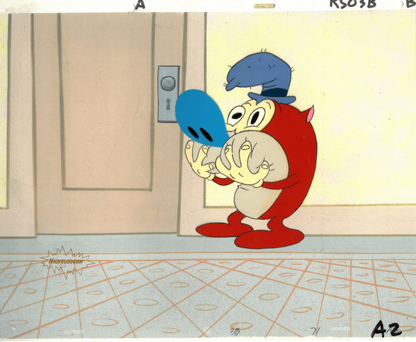Ren & Stimpy Original 1990 Animation Art Production Cel Boy Who Cried Rat