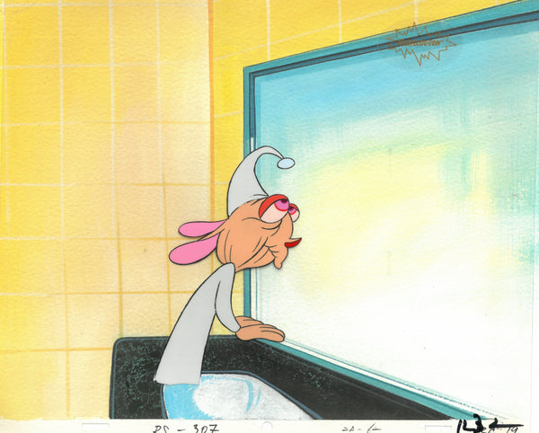 Ren & Stimpy Original 1990 Animation Art Production Cel Nickelodeon Tooth Ache