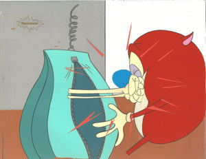 Ren & Stimpy Original 1990 Animation Art Production Punch Salve