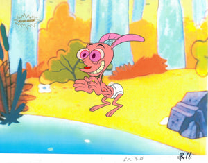 Ren & Stimpy Original 1990 Animation Art Production Cel Nickelodeon The Great Outdoors - The Cricket Gallery