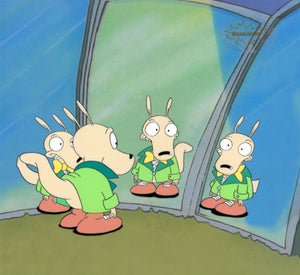 Rocko's Modern Life Original 1990's Nickelodeon Production Cel Mirrors - The Cricket Gallery