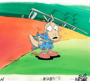 Rocko's Modern Life Original 1990's Nickelodeon Production Cel Sweating - The Cricket Gallery