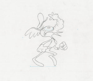 Ren & Stimpy Original 1990's Production Drawing Animation Art Black Hole