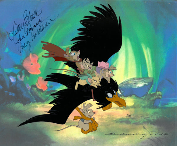 Copy of The Secret of NIMH Mrs. Brisby Limited Edition Cel #1/100 Don Bluth 1982 Signed - The Cricket Gallery