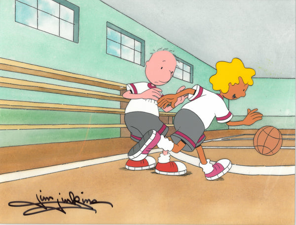 Nickelodeon's DOUG, 'Beet Ball' SIGNED Animation Cel (Jim Jinkins Private Collection) - The Cricket Gallery