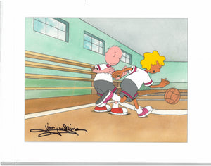 Nickelodeon's DOUG, 'Beet Ball' SIGNED Animation Cel (Jim Jinkins Private Collection) - The Cricket Gallery