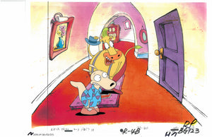 Rocko's Modern Life Original 1990's Nickelodeon Production Cel Heffer - The Cricket Gallery