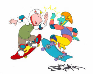 Disney's DOUG, 'Skateboards Skeeter' (1998) SIGNED (Jim Jinkins Private Collection) - The Cricket Gallery
