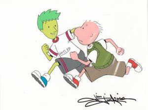 Nickelodeon's DOUG, 'Chalkie' SIGNED Animation Cel (Jim Jinkins Private Collection) - The Cricket Gallery