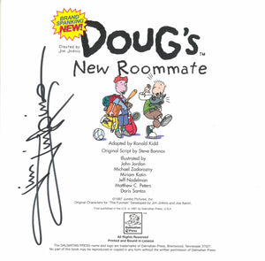 Disney's DOUG, 'Doug's New Room Mate' SIGNED Children's Book (Jim Jinkins Private Collection) - The Cricket Gallery