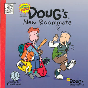 Disney's DOUG, 'Doug's New Room Mate' SIGNED Children's Book (Jim Jinkins Private Collection) - The Cricket Gallery