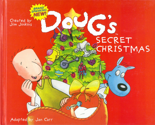 Disney's DOUG, 'Doug's Secret Christmas' SIGNED Children's Book (Jim Jinkins Private Collection) - The Cricket Gallery
