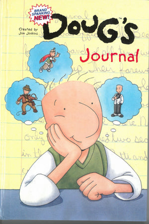 Disney's DOUG, 'Doug's Journal' SIGNED Children's Book (Jim Jinkins Private Collection) - The Cricket Gallery